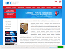 Tablet Screenshot of kardio.umed.pl